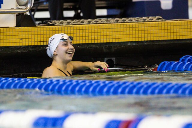 Kate Douglass Swims 20.84 in the 50 Free for Her 2nd Record of the Day