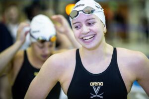 Kate Douglass’ 50.47 100 Back Highlights Fast Prelims Session at Cavalier Invite