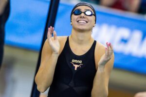 Kelly Pash Swims NCAA-Leading 1:42.73 200 Free At Texas-NC State Dual Meet