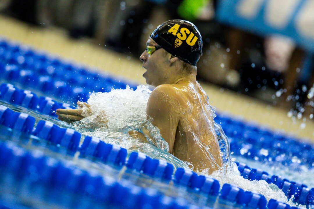 Leon Marchand Swims 1:48.82 200 Breast, Hits Another #1 Time in NCAA With 51.01 100 BR