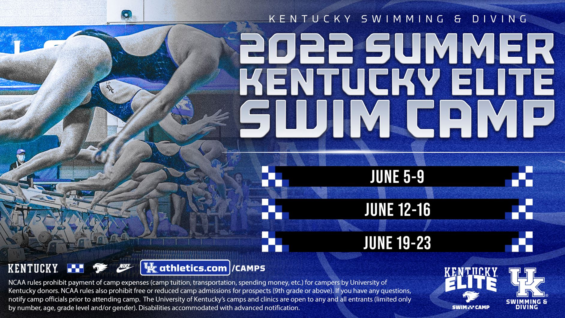 2022 Summer Kentucky Elite Swim Camp Sign Up Today