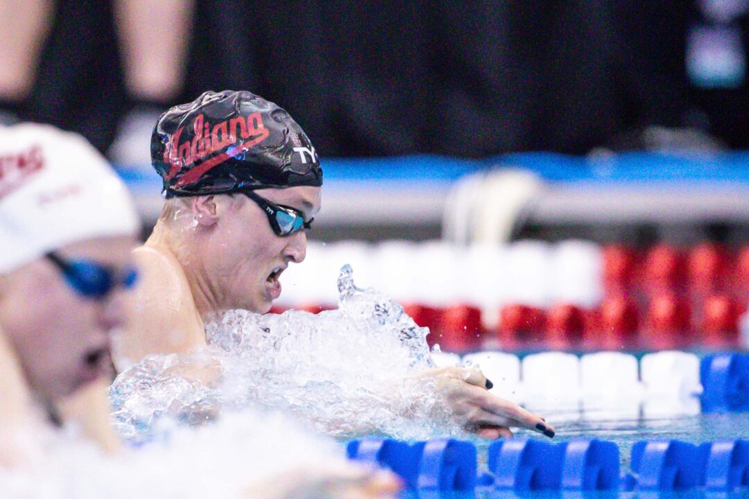 Annie Lazor Hits 1:05.91 100 Breast 1 Month Out from Worlds at Indy Spring Cup