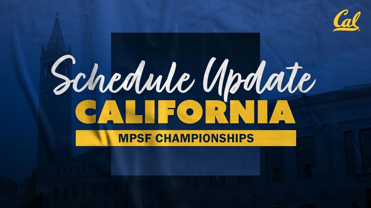 Quarterfinal Game Between Cal & ASU At MPSF Championships Canceled