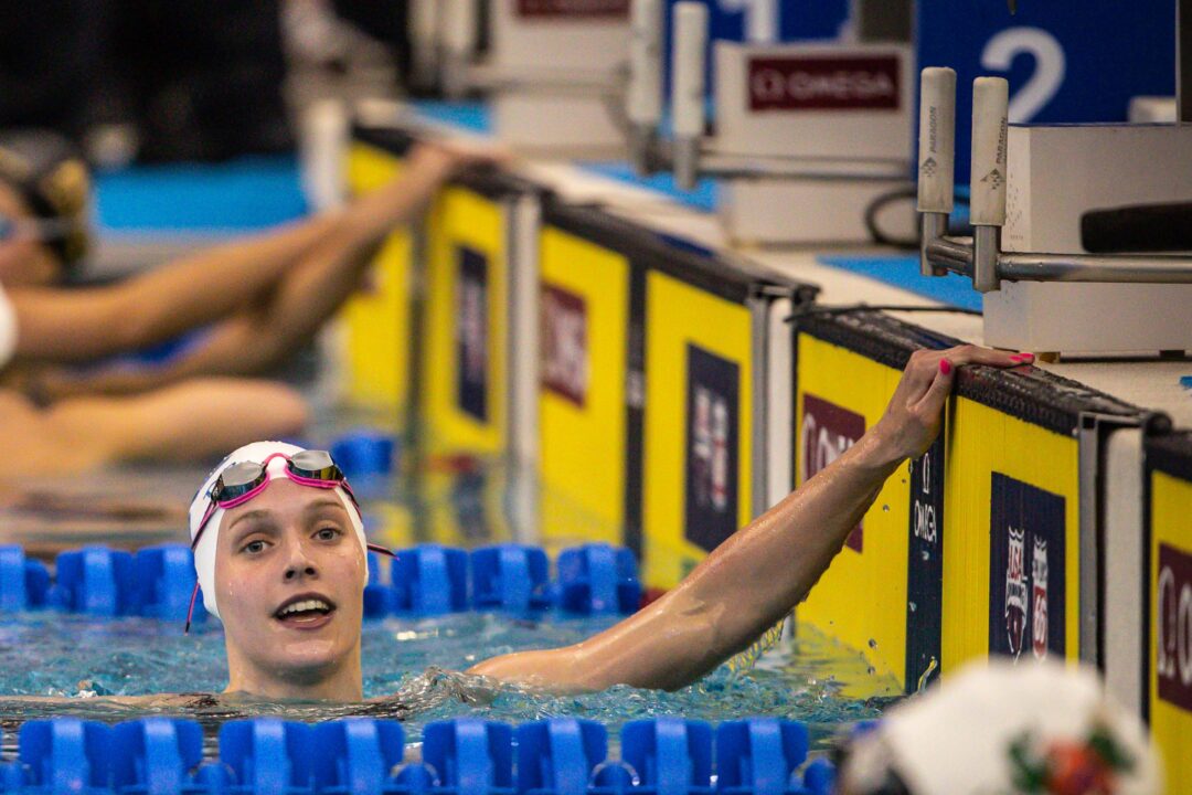 Claire Curzan Swims America’s Fastest 200 Yard Backstroke Since 2019 With A 1:47.34