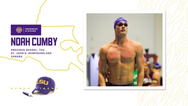 TCU Program Record Holder Noah Cumby to Use 5th Year of Eligibility at LSU
