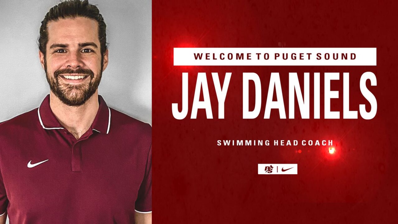 Jay Daniels Named New Head Coach of Puget Sounds Men’s & Women’s Swimming