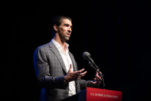 Michael Phelps Reveals Wife, Nicole, Expecting Fourth Baby Boy at ISHOF Induction