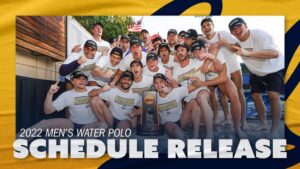 NCAA Championships Highlight Cal Men’s 2022 Water Polo Schedule
