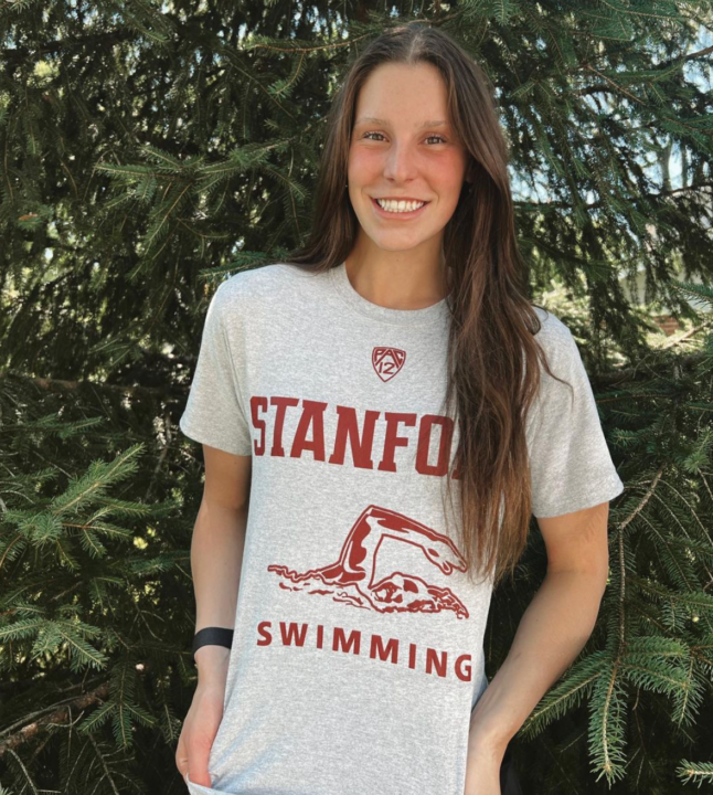 #8 SwimSwam’s Class of 2023; 58.93 100 Breast Lucy Thomas Commits to Stanford
