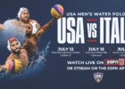 USA Men’s Water Polo National Team To Host Italy In Three-Game Series This July