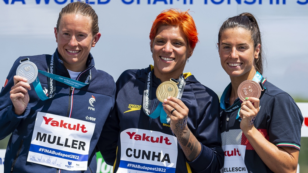 Olympic Champions Wellbrock, Cunha Grab 5K Wins on Day 2 of Open Water Worlds