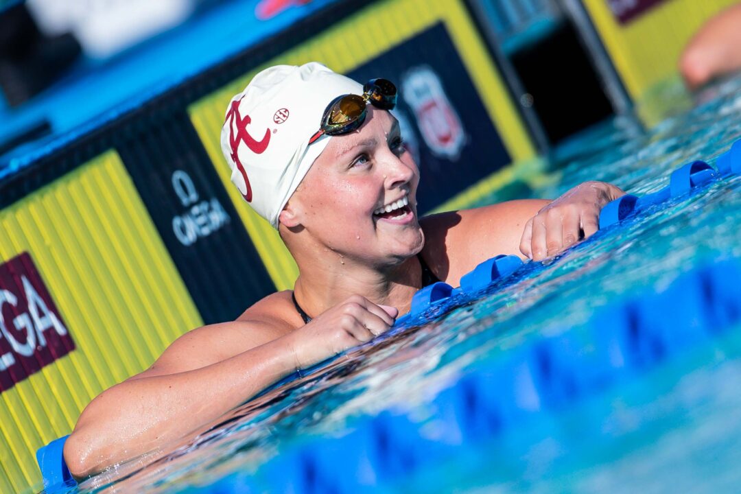 Kensey McMahon Posts Lifetime Best 1:56.97 200 Fly as Alabama Sweeps LSU