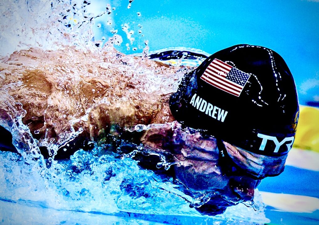 Michael Andrew Bets His Olympic Gold Medal on a Swimming Race