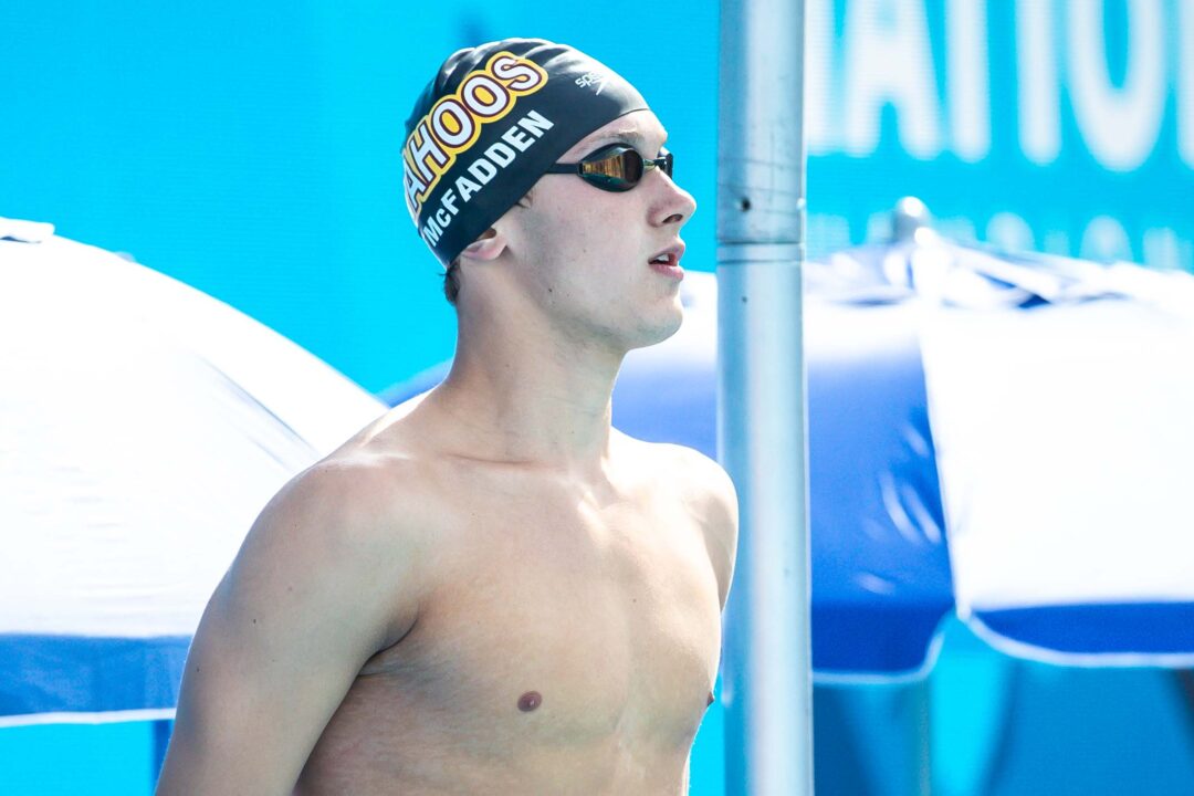 17-Year-Old Henry McFadden Rallies From 4th at Final Turn for 200 Free Win in 1:47.23