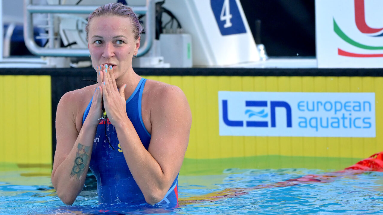 Sjostrom Rips 25.04 50 Fly On Day One Of Swim Open Stockholm