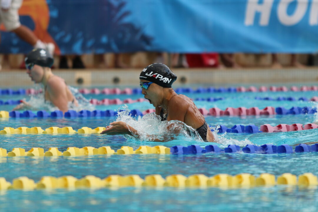 Mio Narita Wins World Junior Title in 400 IM with Meet Record of 4:37.78