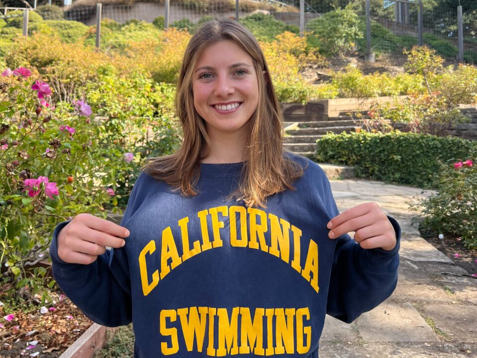Cal Commit Adriana Smith Clocks 1:56.16 200 BK for New PB on Day 4 of Novato Sectionals