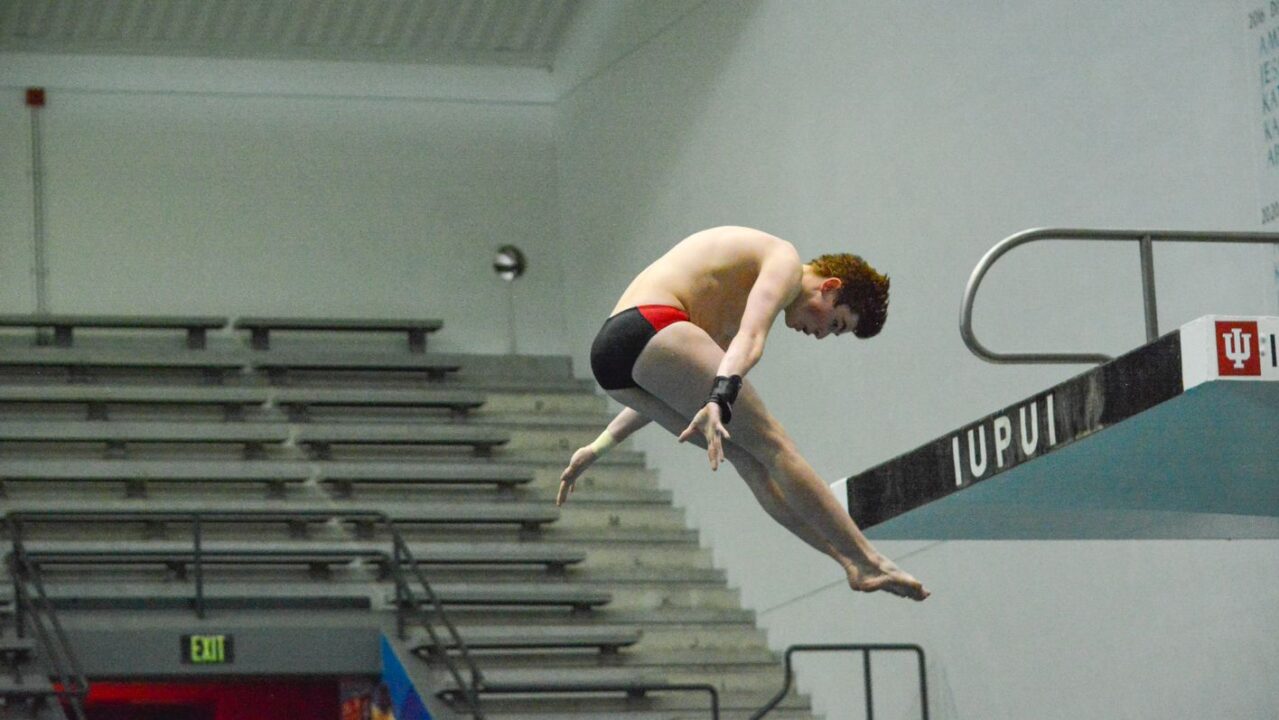 IUPUI Diving Wins Four of Five Events In Dual With Miami (OH)