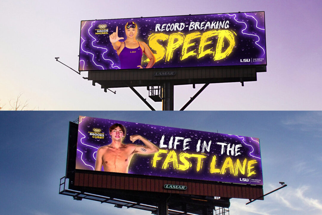LSU Puts Up Billboards Of Maggie MacNeil And Brooks Curry Around Baton Rouge
