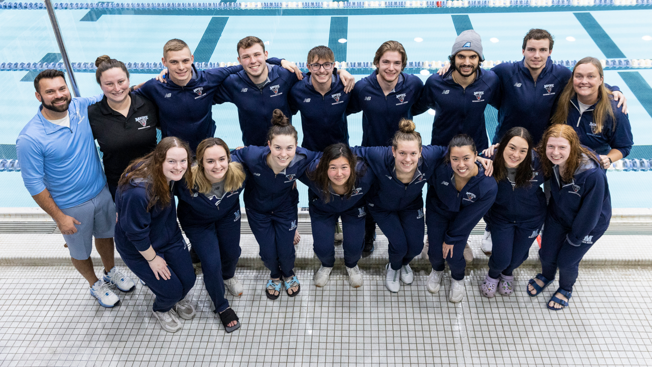 Holy Cross Women, Maine Men Secure Narrow Wins In Senior Day Split At Wallace Pool