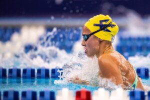 UC San Diego’s Chloe Braun Rips 59.14 100 BR Meet Record on Day 3 of Big West Championships