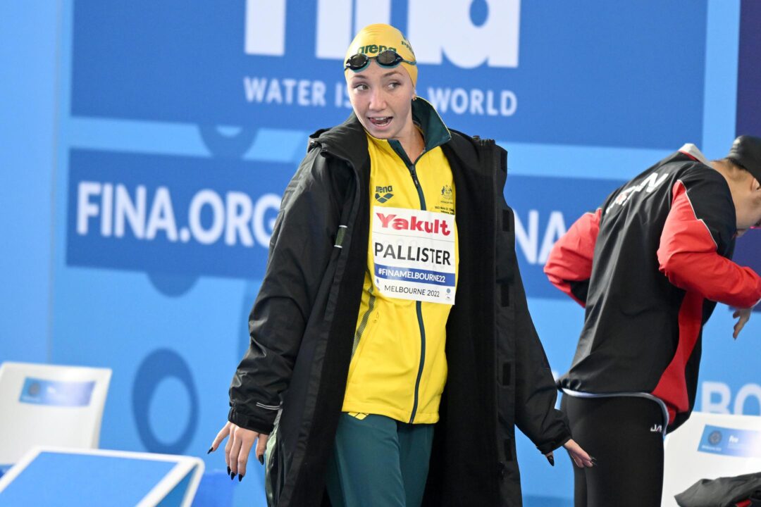 Lani Pallister Breaks World Cup Record, Again, in 800 Free in Budapest