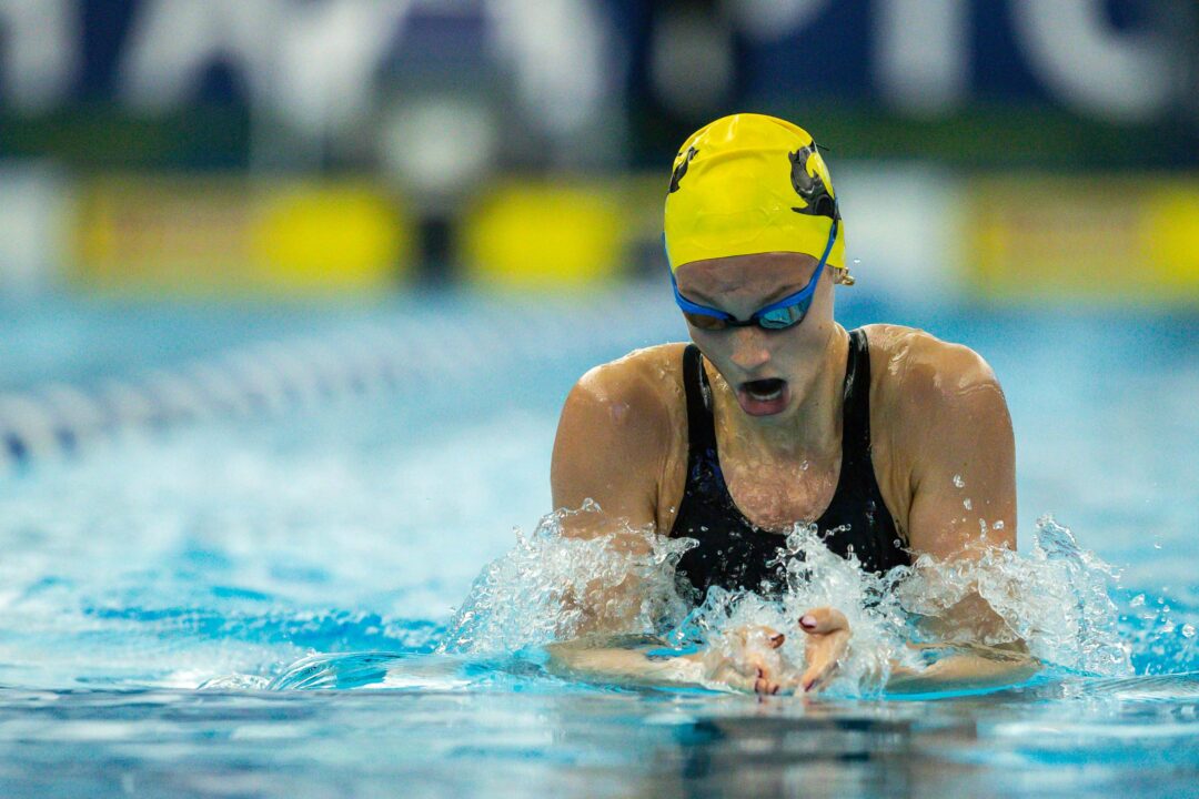 Summer McIntosh Posts Big Time Drops in 100 Breast, 100 Fly at Orlando Sectionals