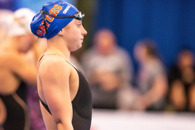 Zoe Dixon Swims 1:55 200 Back and 1:57 200 Fly in Florida’s Win over FSU