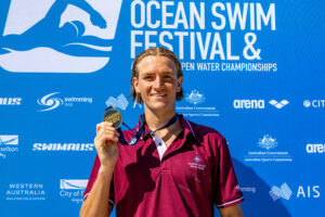 Lee Tops Sloman In Thrilling Men’s 5K at Aussie Open Water Championships