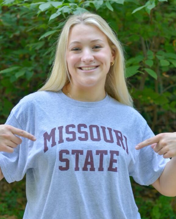 Breaststroker and IMer Grace Robbins Commits to Missouri State