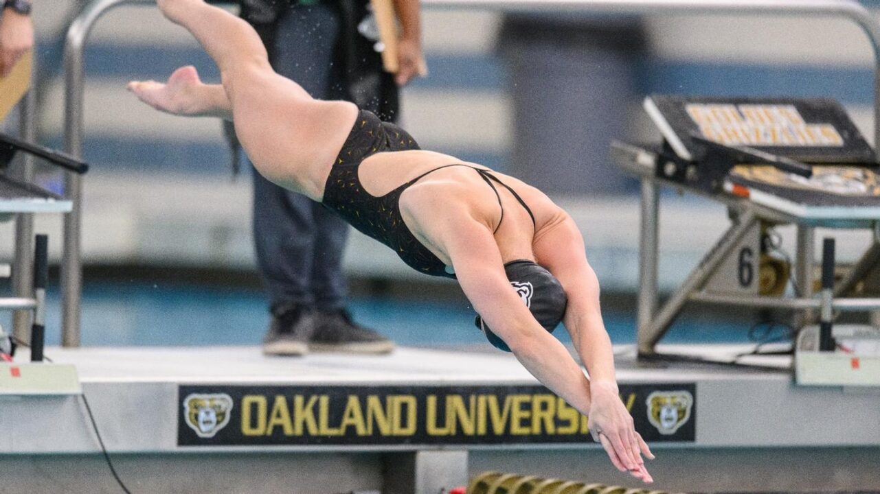 Oakland Closes Out Last Home Meet of the Season With Sweep of Cleveland State