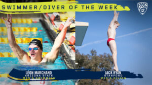 Leon Marchand, Jack Ryan Earn Pac-12 Men’s Swimmer & Diver of the Week Honors