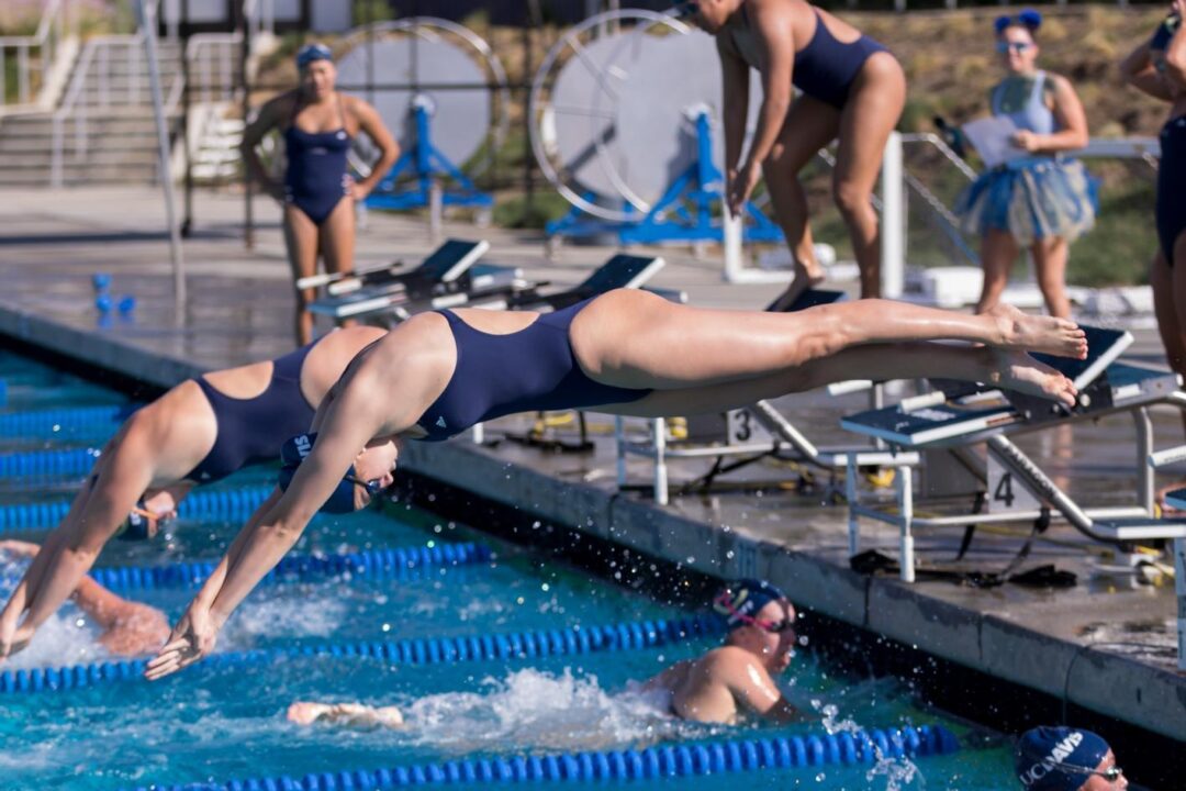 UC Davis Women Win Third Straight Dual With 163.5-130.5 Victory Over UC Santa Barbara