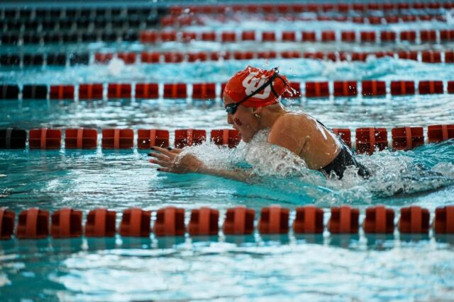 Summer Stanfield Wins Three Events as Utah Speeds Past Washington State in Pac-12 Dual