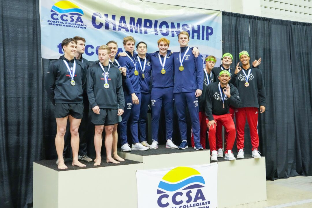Matej Dusa (Queens) Shatters CCSA Conference Record with 19.20 50 Free to Open Champs
