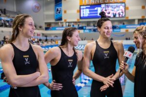 Five UVA Olympians Throw Ceremonial First Pitch at Washington Nationals Games