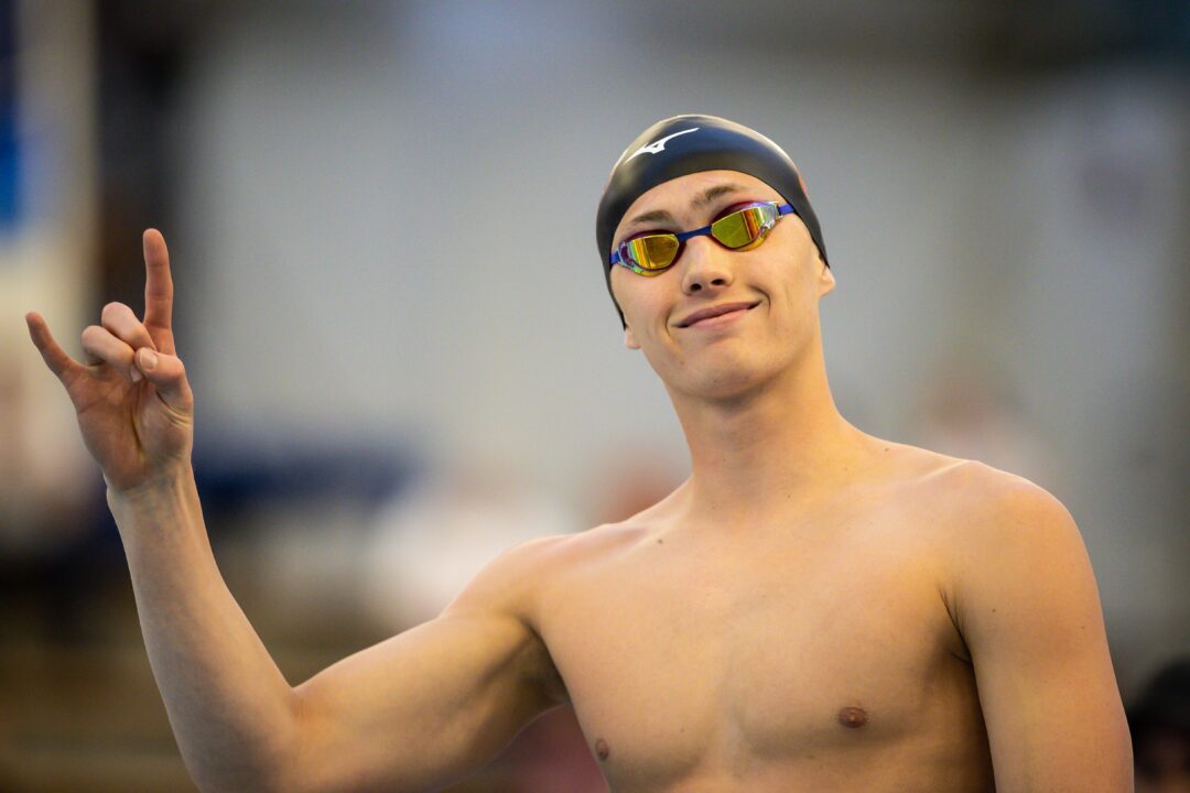Carson Foster Swims First LCM 200 Freestyle Since Worlds in 1:47.25