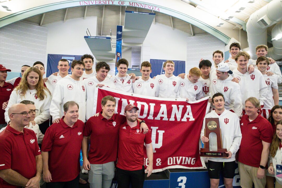 Indiana Sweeps Big Ten Men’s Swimming & Diving Postseason Awards