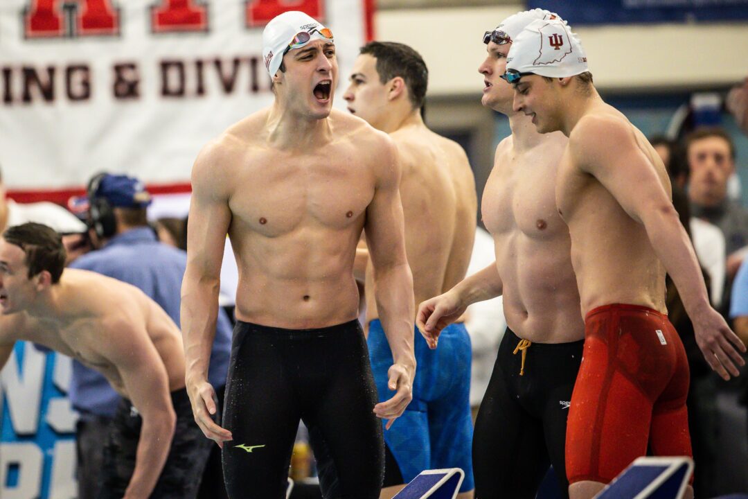 Indiana Smash Big 10 Record in 400 Free Relay