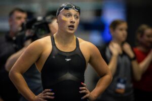 Isabelle Stadden Swims 1:49 in 200 Back as Cal, Stanford Explode on Senior Day