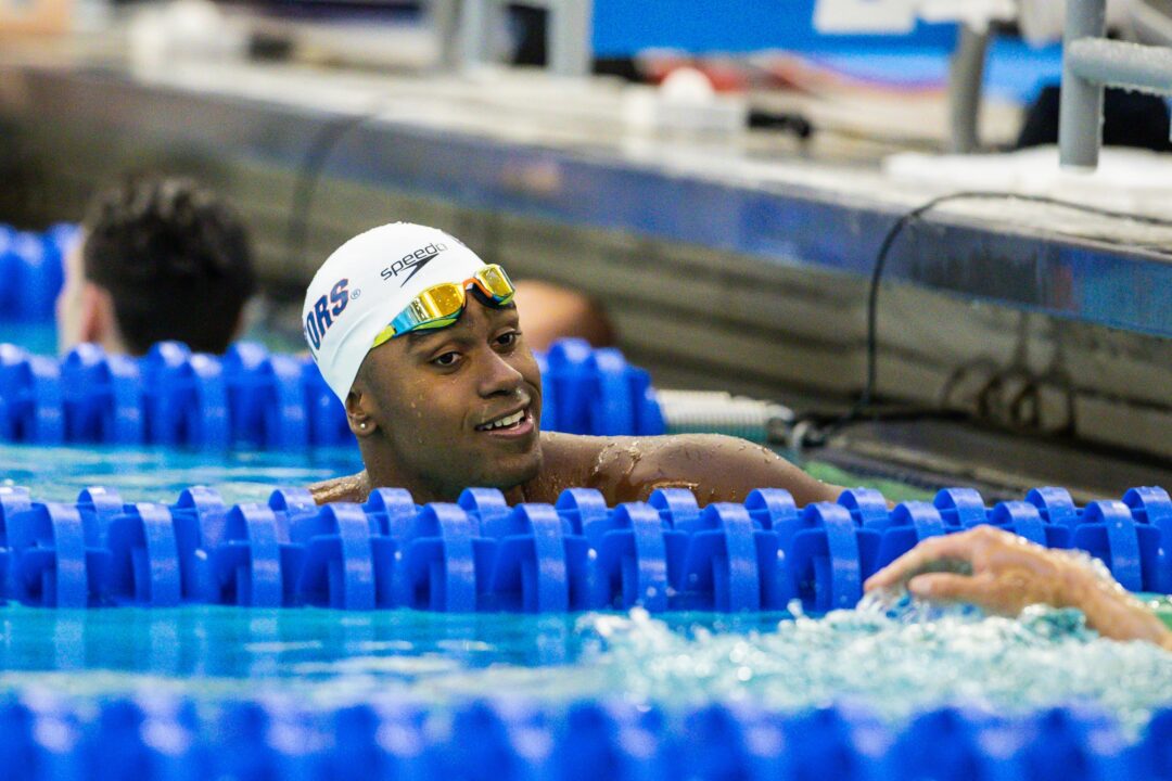 Josh Liendo Goes 18.22 50 Free To Become #1 Freshman Ever And #3 Performer Of All-Time