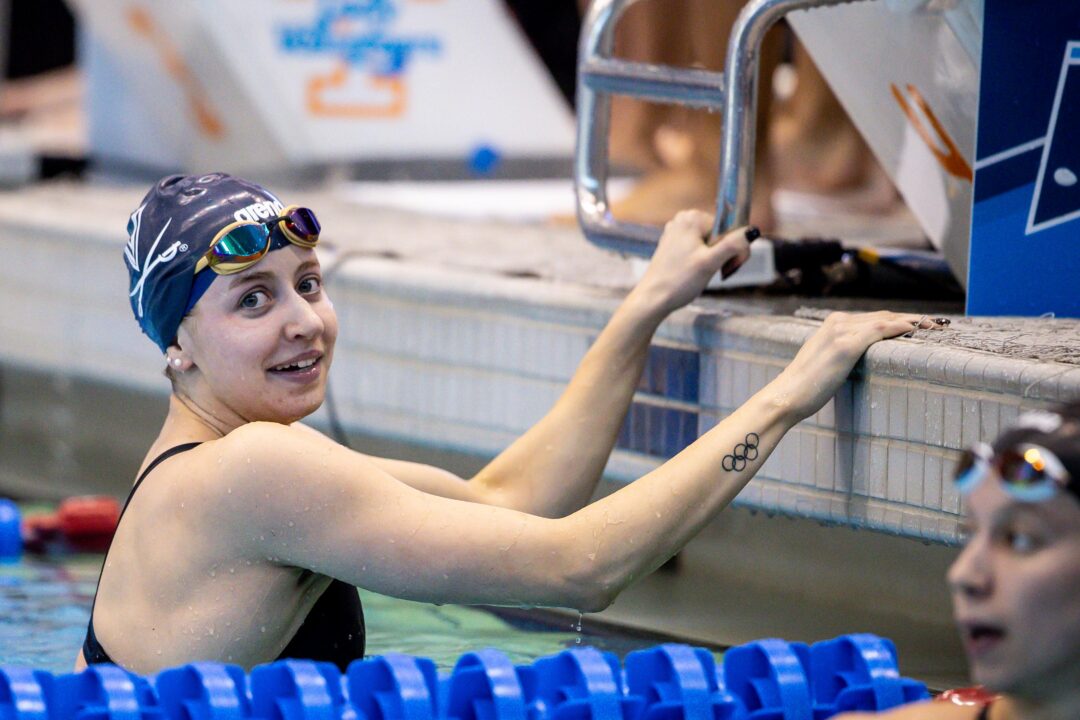 Kate Douglass Beats Maggie MacNeil By 0.05 To Break 100 Fly NCAA Record In 48.46 (VIDEO)