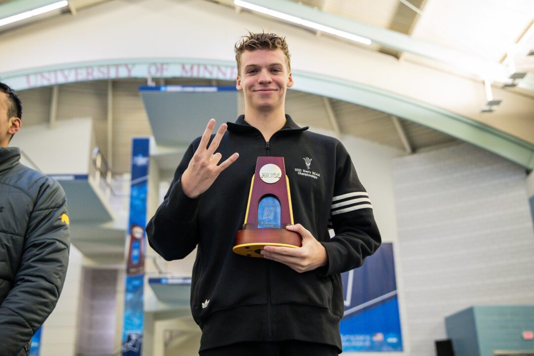NCAA Releases Pre-Selection Psych Sheets For 2024 Men’s NCAA Championships