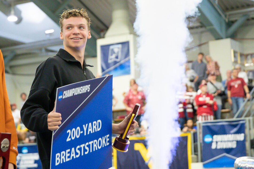 LIVEBARN Race of the Week: Leon Marchand Becomes 2nd-Fastest European Ever in 200 Breast