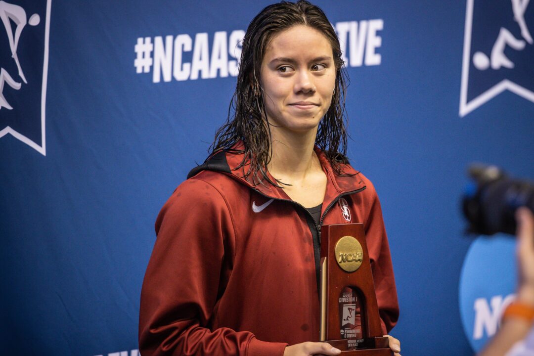 Lucy Bell on NCAA Title: “Until this year, I didn’t really swim the 200 Breast”