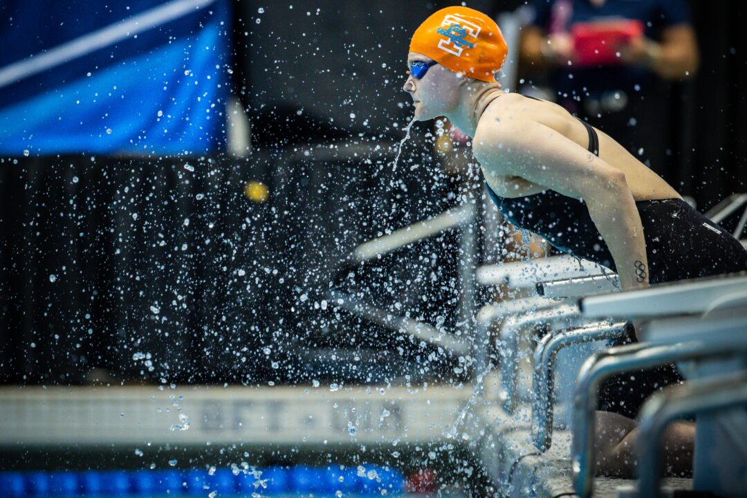 Mona McSharry Clocks a Meet Record of 57.06 in Prelims on Day 4 at SEC Championships