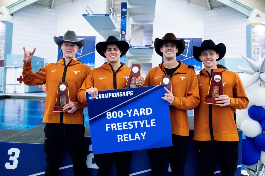 Carson Foster on Texas 800 Free Relay Victory: “We thrive off of racing with each other”