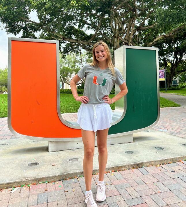12-Time All-American Talia Bates Will Finish Her NCAA Career at Miami (FL)