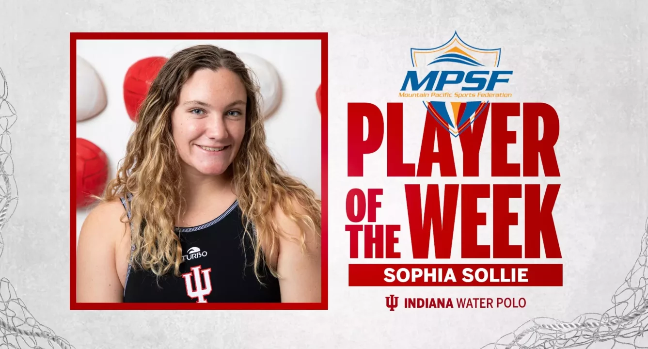 Indiana’s Sophia Sollie Named MPSF Water Polo Player of the Week