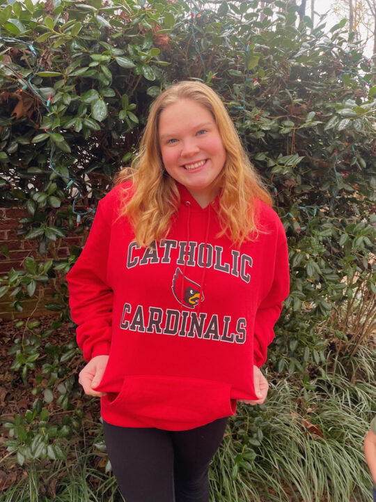 North Carolina High School State Finalist Catherine Walsh Commits to Catholic University